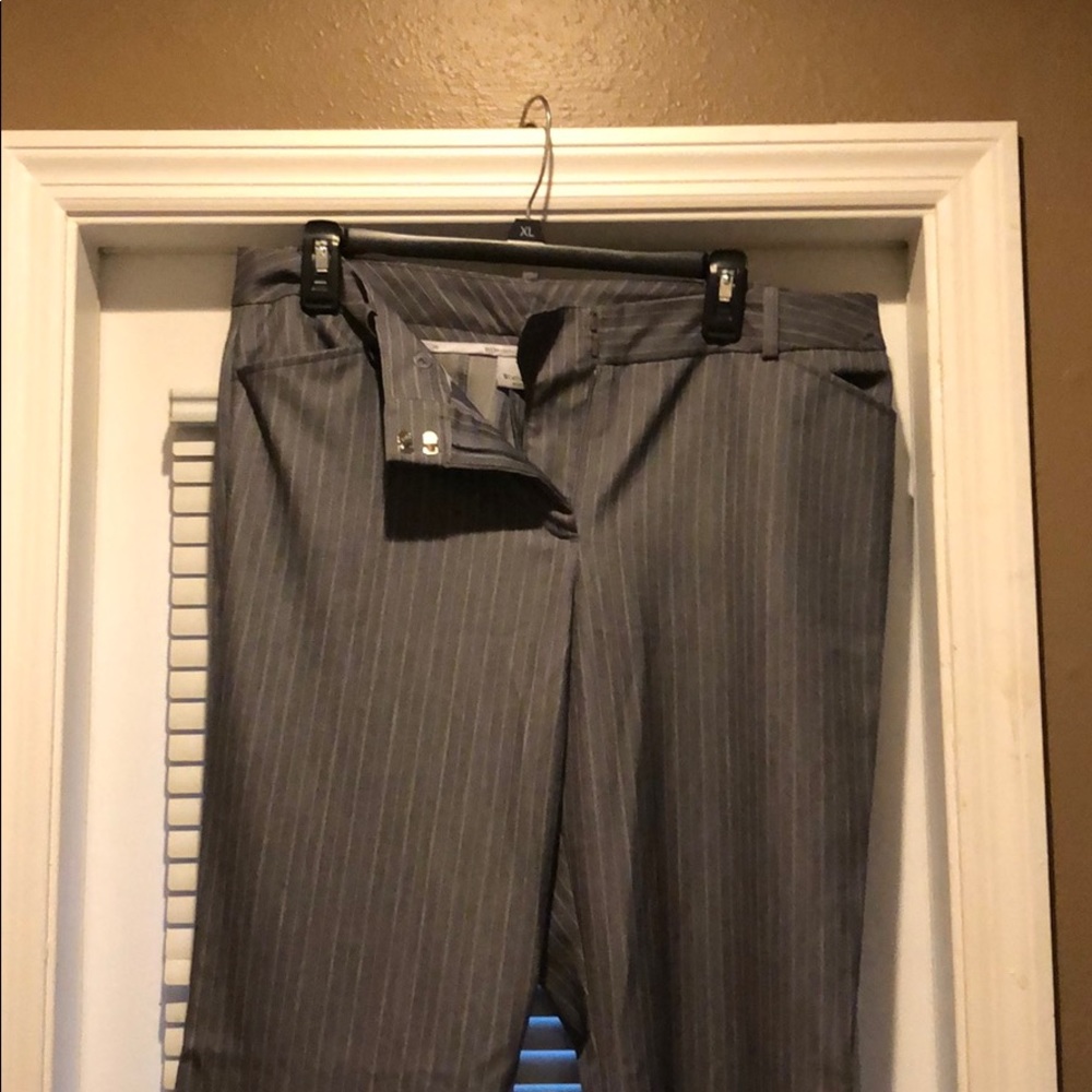 Worthington gray pinstripe slacks